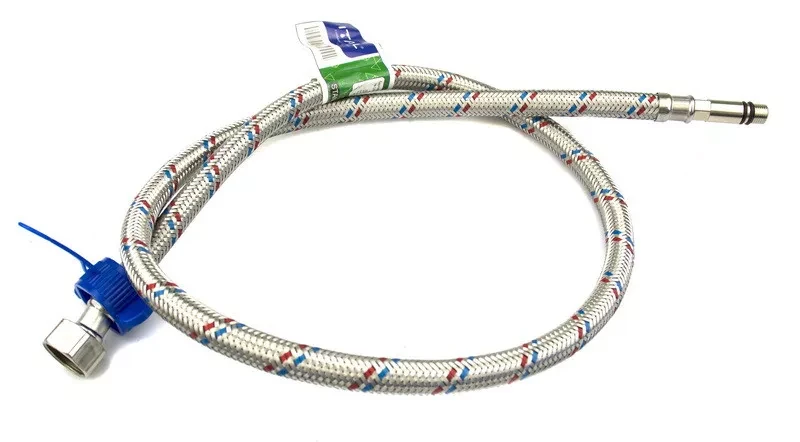 Гнучка підводка для змішувача ITAL Standard 120 см M10x1/2" довгий, фото 1