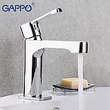 G1002-2 умивальник одноважір. лит. вилив лат. гайка Ø35 (хром) 438/1ult, фото 2