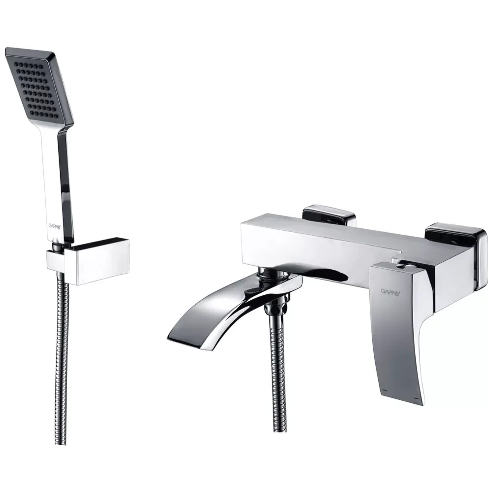 G3207 ванна плоск. аератор одноваг. кор. поворот. вилив лат. Ø35 (хромsk44/1ult, фото 1