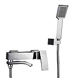 G3207 ванна плоск. аератор одноваг. кор. поворот. вилив лат. Ø35 (хромsk44/1ult, фото 2