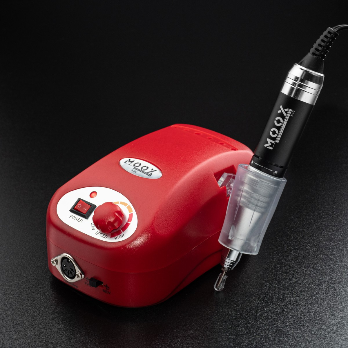 Фрезер для манікюру і педикюру MOOX X102 45 000 об / хв 65W Червоний, фото 1