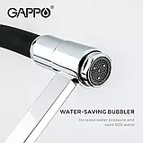 Змішувач під фільтр Gappo G4398-15 гнучкий вилив, фото 6