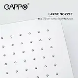 Вбудований змішувач для ванни Gappo G7107-40 термостат хром, фото 5