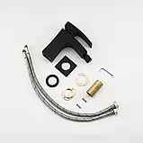 Змішувач для біде Gappo G5007-6 чорного кольору, фото 3