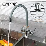 Змішувач для кухні під фільтр Gappo G4398-30, фото 5