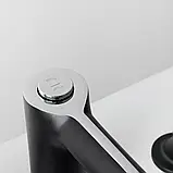 G1103-6 ванна на борт одноваж. лит. вилив. лат. гайка Ø40 (чорний+хром) {6}, фото 3