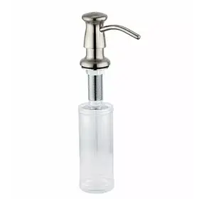 G403-5 Дозатор рідкого мила вбудований (латунь/пластик) 300мл (сатин) {30}