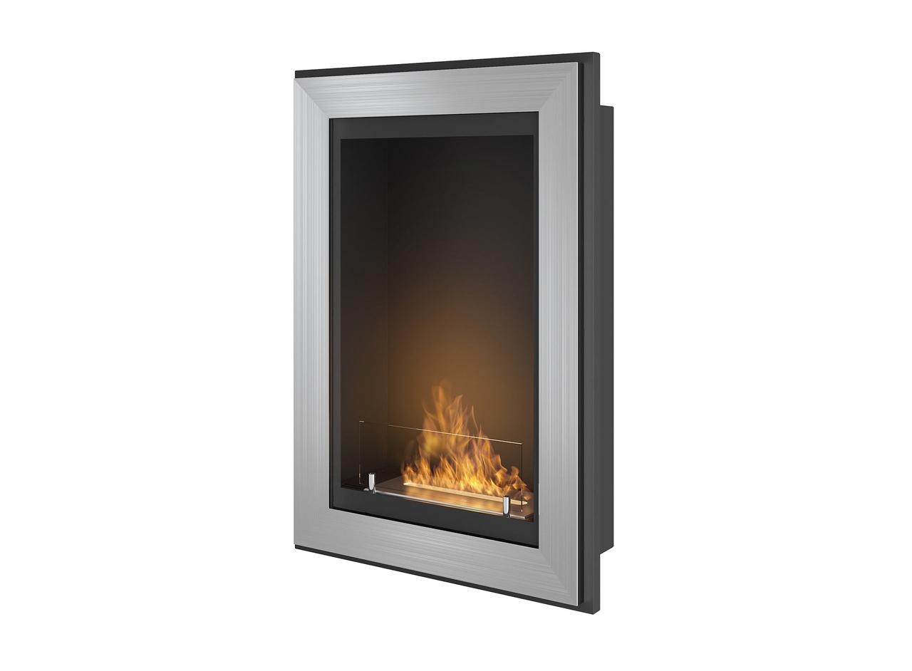 Біокамін Simple Fire FRAME 550 Inox зі склом