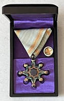 Японія - Япония орден Священного сокровища 7-й ст. в футляре Серебро Позолота №781
