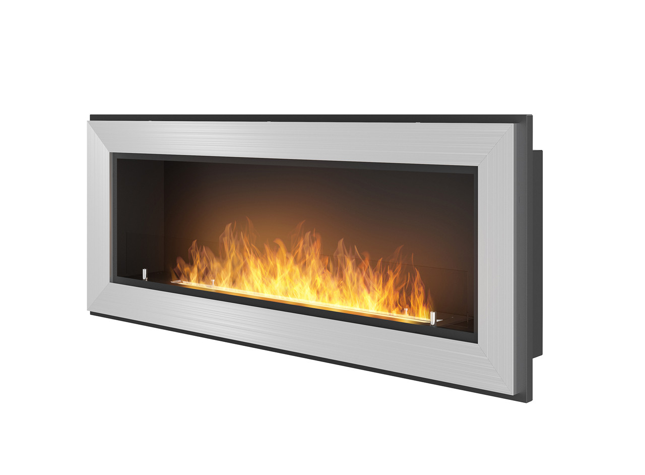 Біокамін Simple Fire FRAME 1200 Inox зі склом