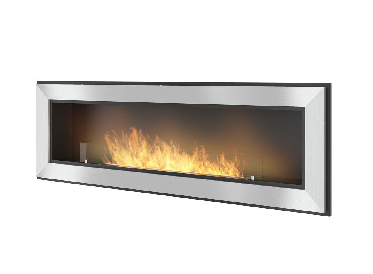 Біокамін Simple Fire FRAME 1500 Inox зі склом