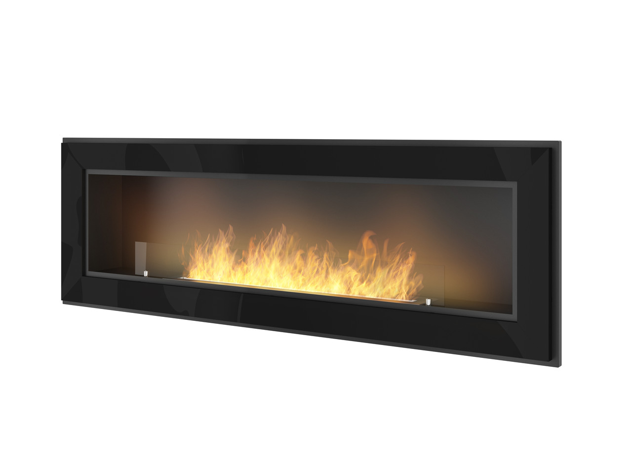 Біокамін Simple Fire FRAME 1500 Чорний зі склом