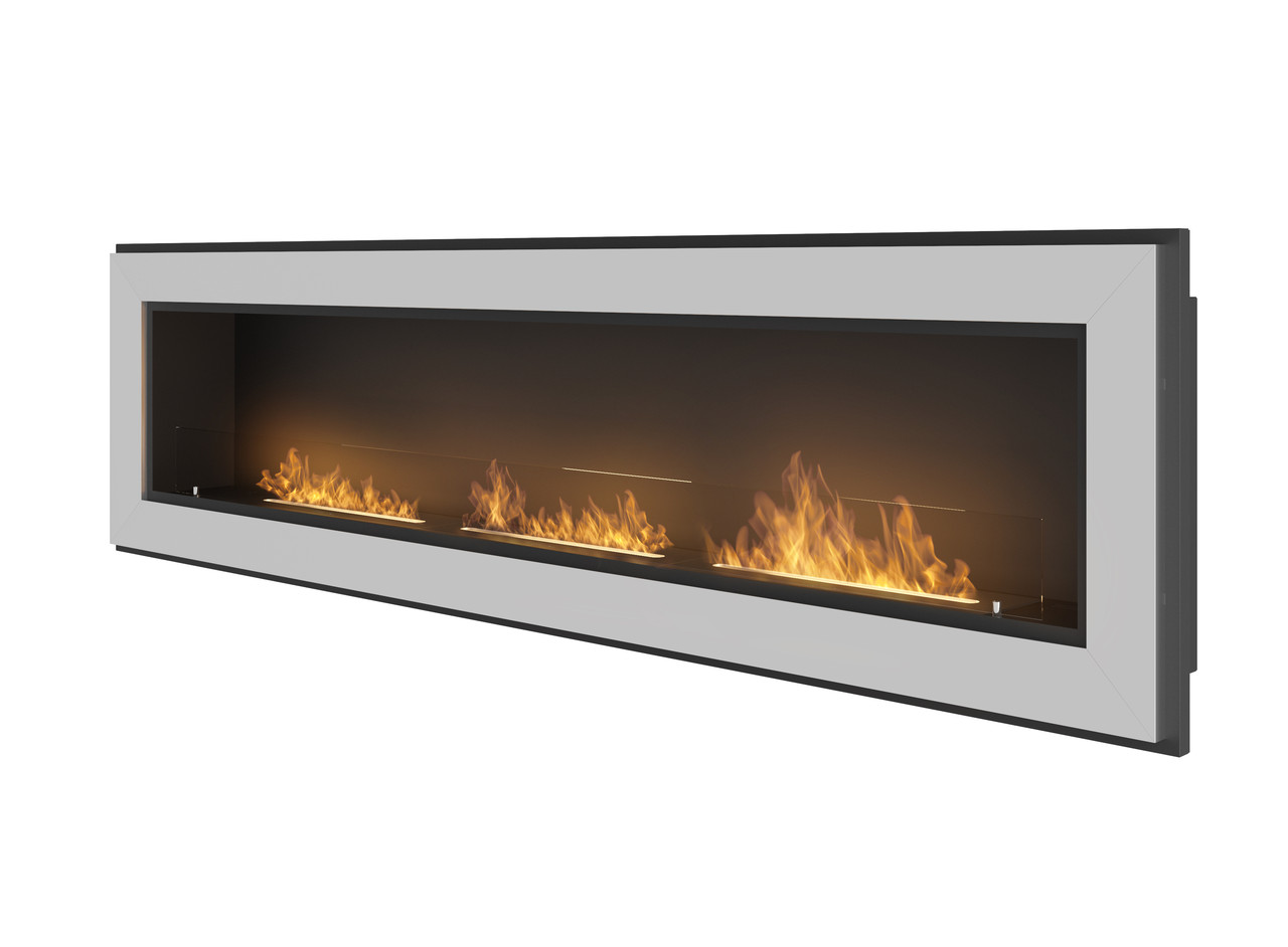 Біокамін Simple Fire FRAME 1800 Inox зі склом