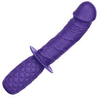 CalExotics - Фалоімітатор Purple Silicone Grip Thruster sonia.com.ua