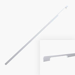 Металеві довгі ручки для меблів Long G 1152/1200мм біла накладна