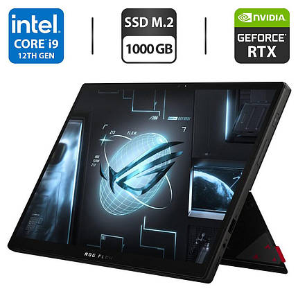 Новий ноутбук-трасформер Asus ROG Flow GZ301ZE/ 13.4" 1920x1080 Touch/ i9-12900H/ 16GB RAM/ 1000GB SSD/ RTX 3050 Ti 4GB, фото 1