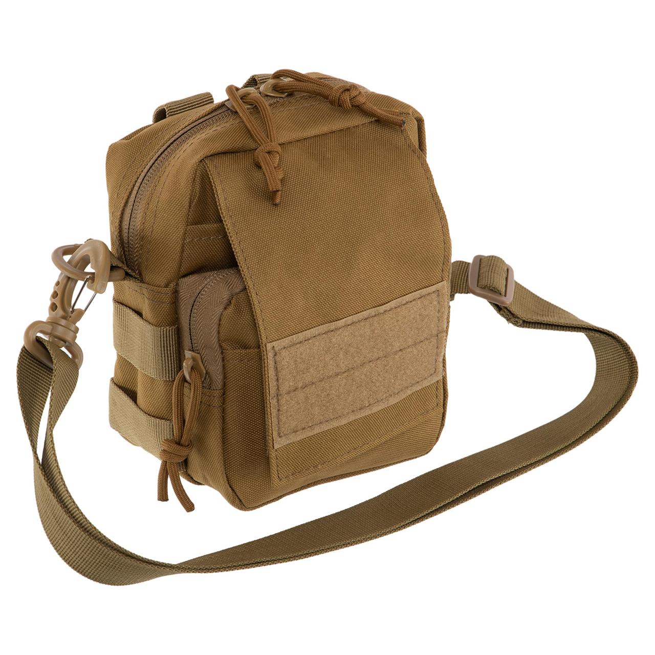 Сумка туристична багатоцільова через плече Military Rangers ZK-9109 розмір 15х12х9 см 1,6 л кольору в