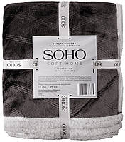 Ковдра флісова Soho 150х200 см Plush hugs Graphite