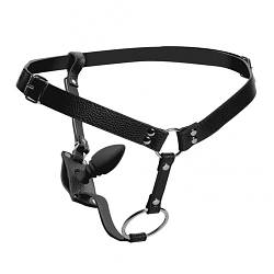 AF310 Портупея труси з кільцем на член Harness With Cock Ring And Anal Plug і анальним корком  18+