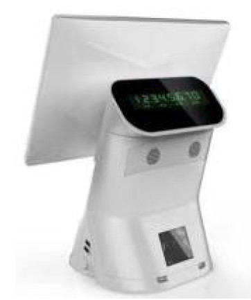 POS - термінал ALEO AL-Q5 15,6" з принтером чеків 58мм/80мм 4Gb/120Gb, білий