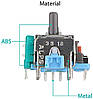 ALPS Модуль 3D Analog для PS4 Sony (3 pin, оригінал) Replacement Controller Joystick Analog Thumb Sticks Repair Acessory, фото 2