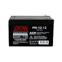 Аккумулятор для ибп Powercom PM1212 AGM 12v 12Ah