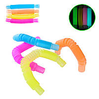 Игрушка Pop Tube свет в темноте микс цветов, р-р игрушки 14 см от магазина style & step