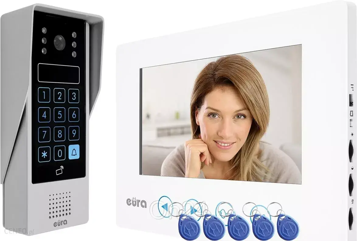 Домофон Eura-Tech WideoDomofon VDP-10A3 JUPITER biały (ID#1972886520 ...