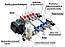 Коллектор теплого пола Maer 1"х4 в cборе, фото 2