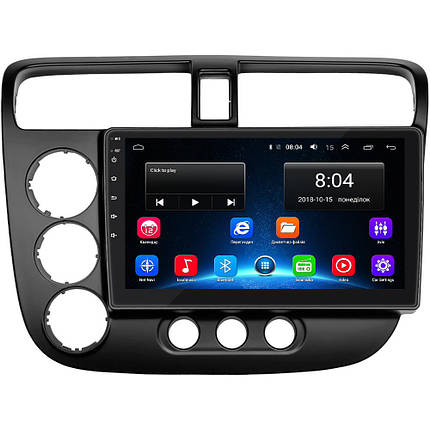 Штатна магнітола Lesko для Honda Civic VII 2000-2003 екран 9" 2/32Gb Wi-Fi GPS Base Хонда Сивік, фото 1
