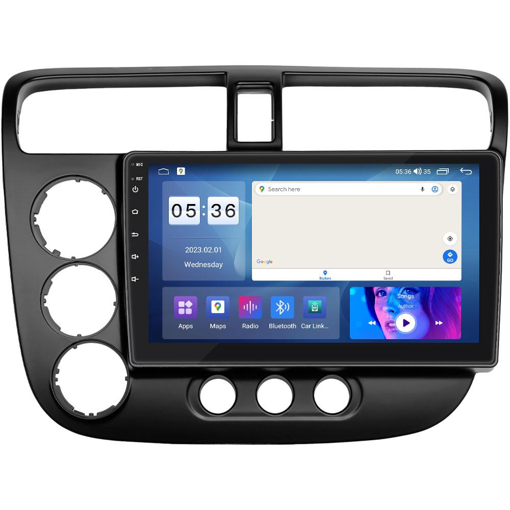 Магнітола Lesko Honda Civic VII Рестайлінг 2003-2006 IPS 1280x720 9" 2/32Gb CarPlay 4G GPS Prime DSP процесор