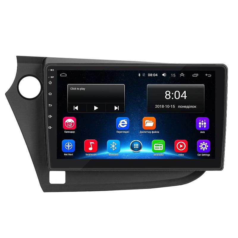 Штатна магнітола Lesko для Honda Insight II 2009-2011 екран 9" 2/32Gb Wi-Fi GPS Base Хонда