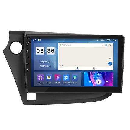 Штатна магнітола Lesko для Honda Insight II 2009-2011 IPS 9" 2/32 Gb CarPlay 4G Wi-Fi GPS Prime Хонда, фото 1