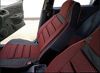 Автомобільні чохли в салон на Daewoo Lanos Sens Ланос Сенс PILOT червоні.