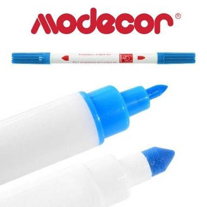 Харчовий маркер подвійний Блакитний MODECOR