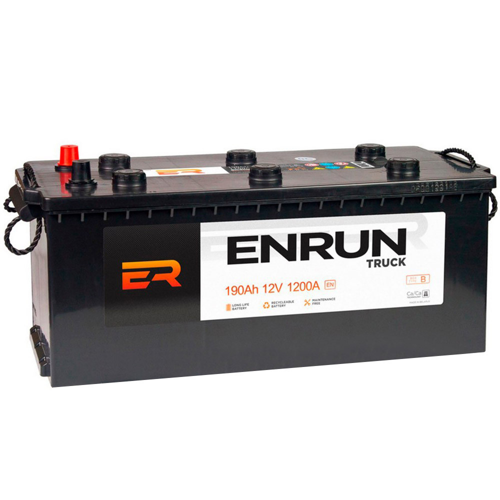 Акумулятор ENRUN 190 А + правий (L5) (1200 пуск)