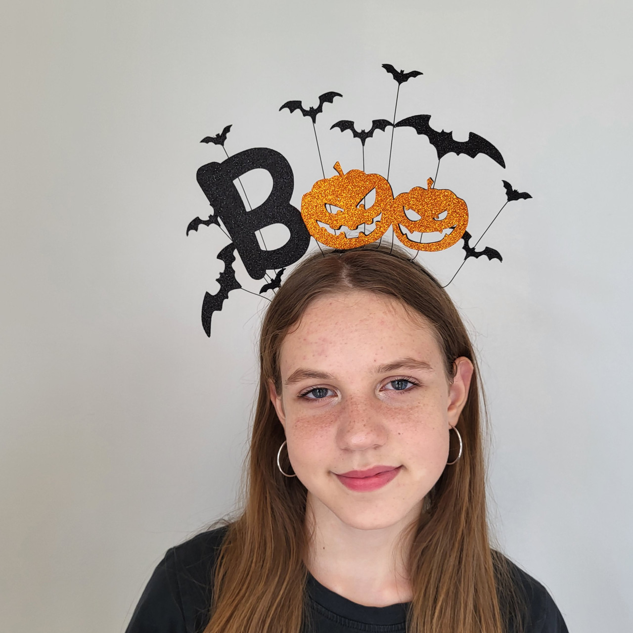 Обруч Boo на Хеловін (Хеллоуін) з кажанами для підлітків та дорослих