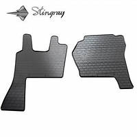 Передние резиновые коврики в салон для SCANIA R Streamline 2013-2016 (pneumatic passenger seat) 2шт Stingray