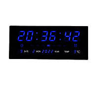Настенные электронные часы LED с календарем и термометром