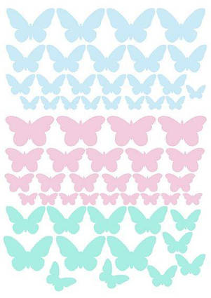 Вафельна картинка Метелики 16