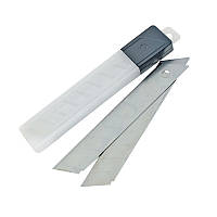 Лезвия для канцелярского ножа Сталь 18мм (10шт)