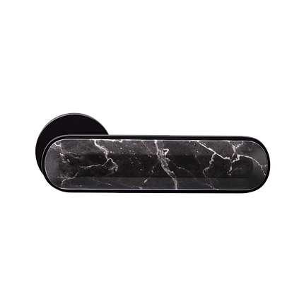 Дверні ручки Z-1804 BLACK - чорний ZAMAK Z-1804 BLACK MVM Китай, фото 1