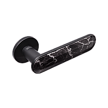 Дверні ручки Z-1804 BLACK - чорний ZAMAK Z-1804 BLACK MVM Китай, фото 3