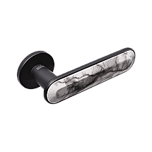 Дверні ручки Z-1804 BLACK - чорний ZAMAK Z-1804 BLACK MVM Китай, фото 5