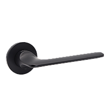 Дверні ручки Z-1808/E19 BLACK - чорний ZAMAK Z-1808 BLACK MVM Китай, фото 3