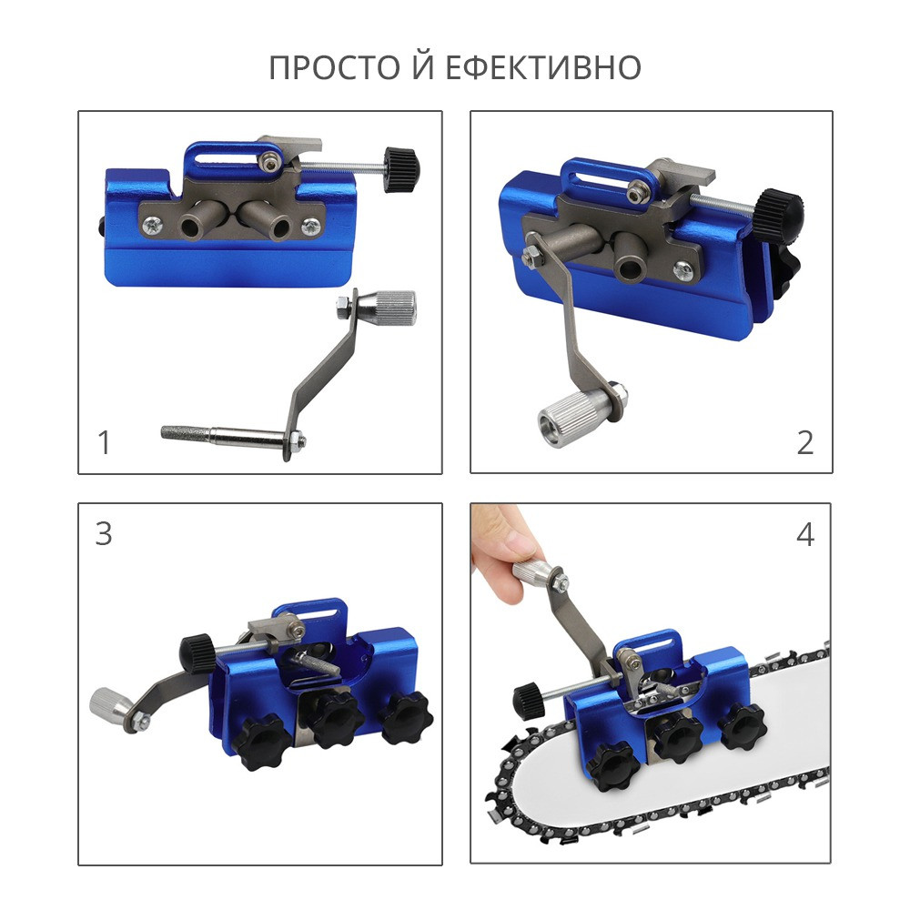 Сменный надфиль 4 мм Chain Saw Sharpener File для точилки бензопилы и электропилы - фото 6 - id-p1980488829