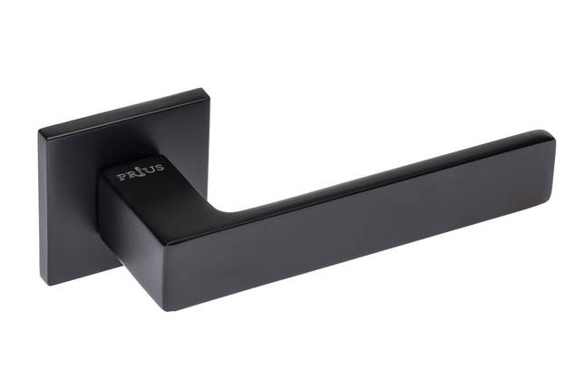Дверні ручки СТРОНГ A-249 R-78 BLACK - чорний ALUMINIUM 02060 PRIUS Китай, фото 1