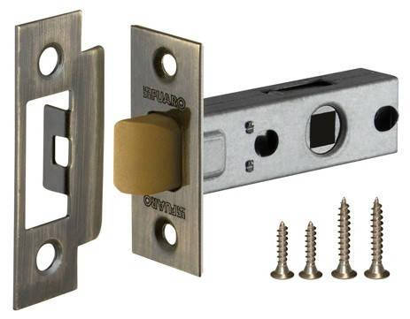 Засувка PLASTIC ARMADILLO, APECS, RDA LH 121-45-25 АВ-антична бронза, фото 1