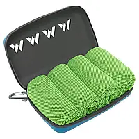 Комплект полотенец спортивных охлождающих COOLING TOWEL 4Monster B-ECT 4шт Зеленый