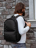 Мужской, женский черный рюкзак для ноутбука, из ткани